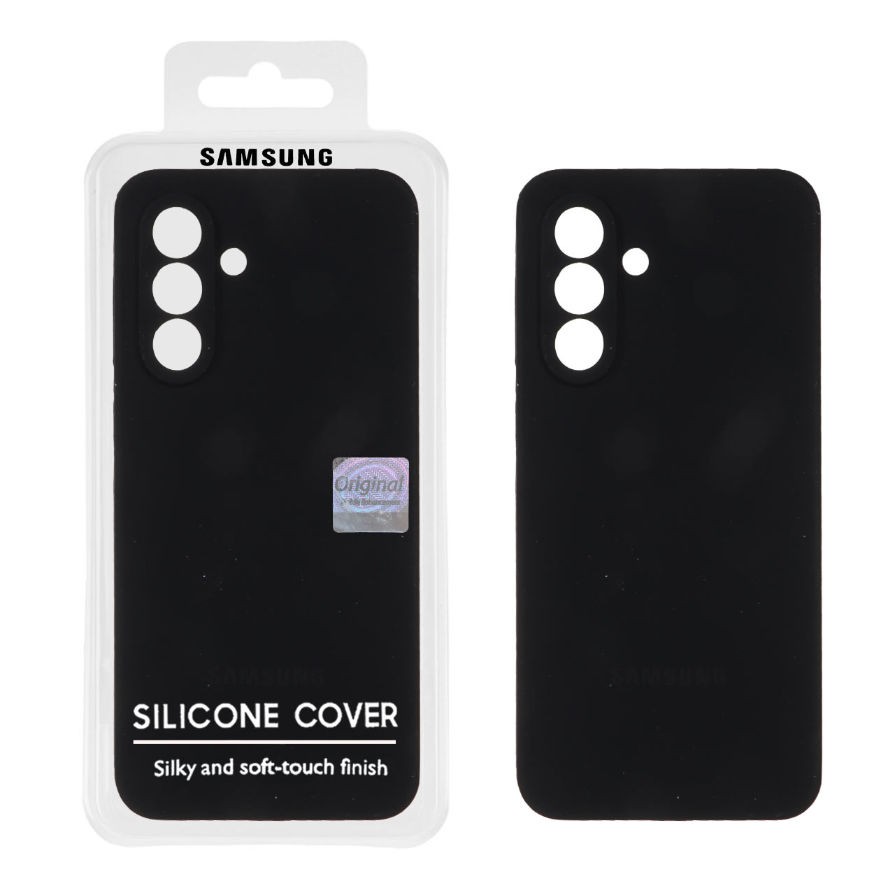 قاب سیلیکونی پاک کنی اورجینال Master Quality مدل Samsung Galaxy A56 / A36 - مشکی (پک دار)